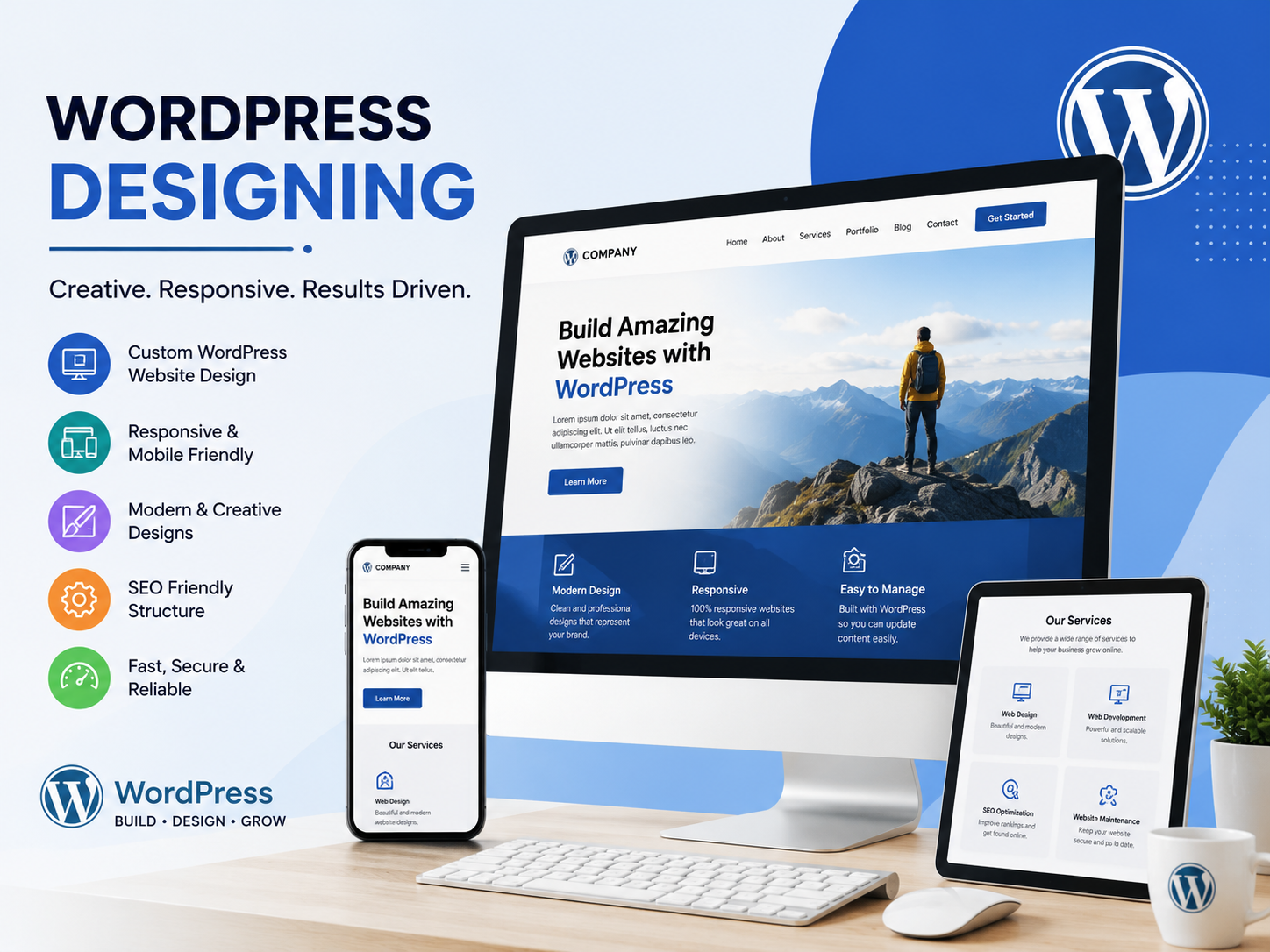 wordpress designing image